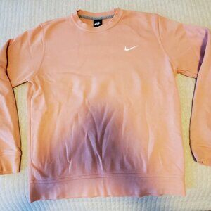 Vintage Nike Sweatshirt Adult Large Peach Swoosh Crewneck Large
